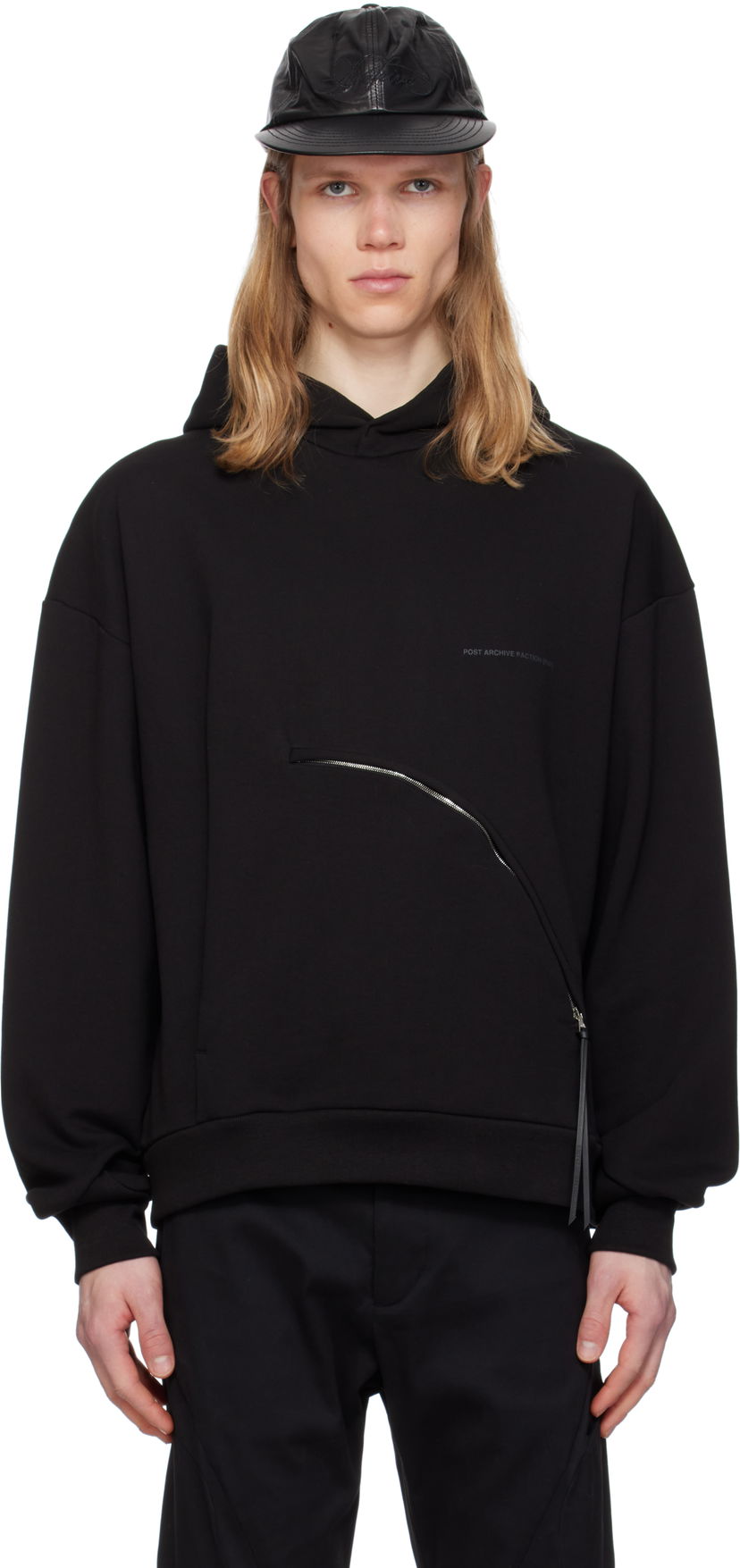 Світшоти Post Archive Faction (PAF) 8.0 Center Hoodie чорний | 8.0 THC-B