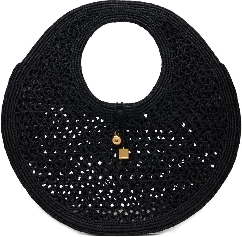 сумка-тоут Jacquemus Round Tote чорний | 24H243BA387-3219