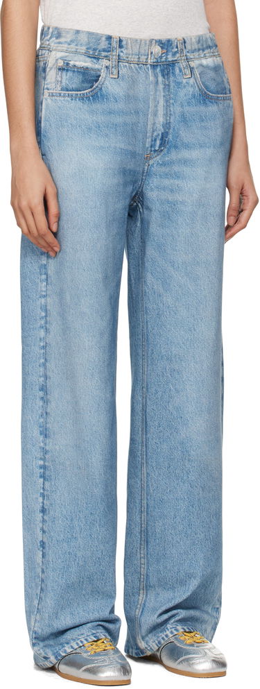 Джинси rag & bone Miramar Terry Wide-Leg Lounge Pants Синій | WCW24F70028202, 1