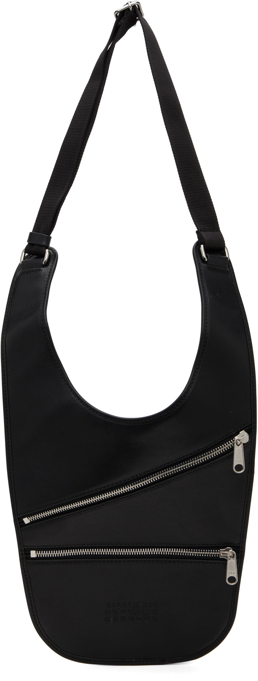 Поясна сумка Maison Margiela MM6 Maison Margiela Flat Saddle Mini Bag чорний | SB5WG0026 P7253