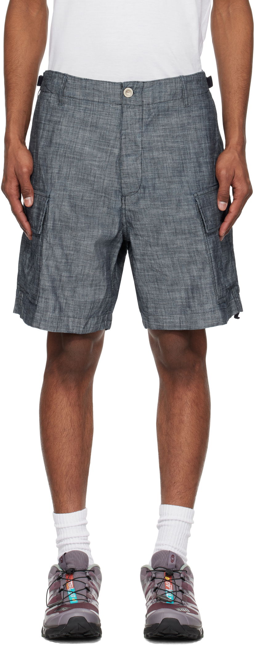 Шорти C.P. Company C.P. Company Chambray Cargo Shorts Сірий | 18CMBE149A-110065W