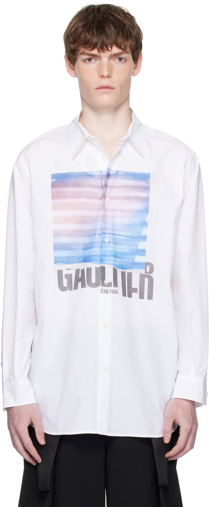 Сорочка Jean Paul Gaultier Jean Paul Gaultier Oversized Air Shirt білий | 25/03-U-ST030-W013P-015634