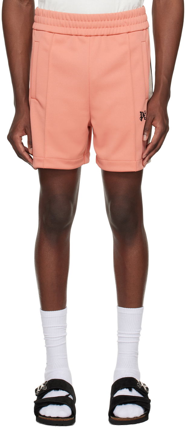 Шорти Palm Angels Monogram Shorts Рожевий | PMCL004R24FAB0013010