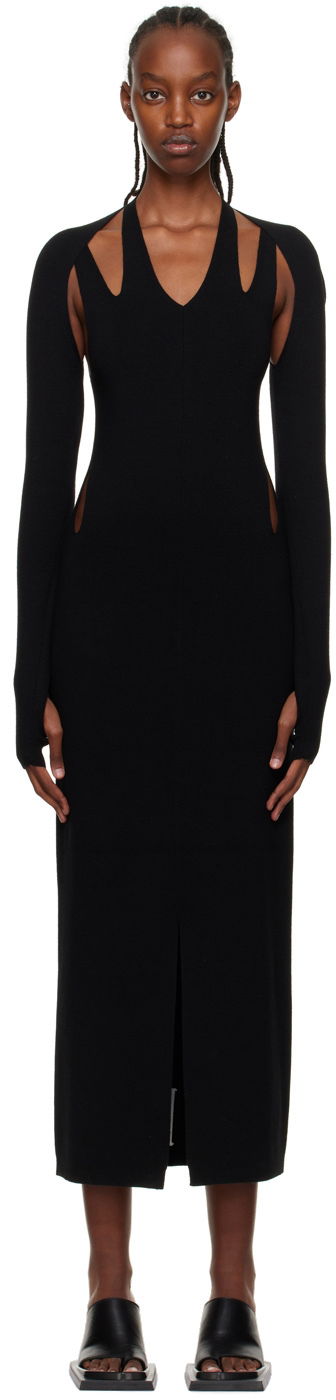 плаття Dion Lee Plaited Midi Dress чорний | A7613P22