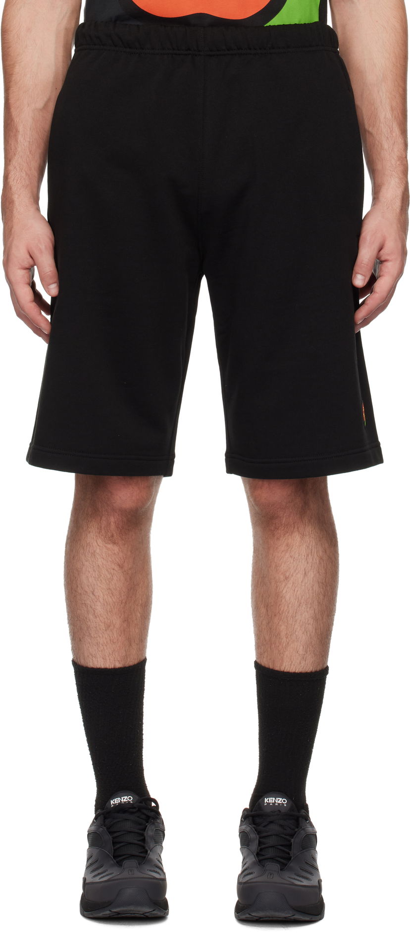 Шорти KENZO Embroidered Pop Shorts чорний | FF55PA8374MF