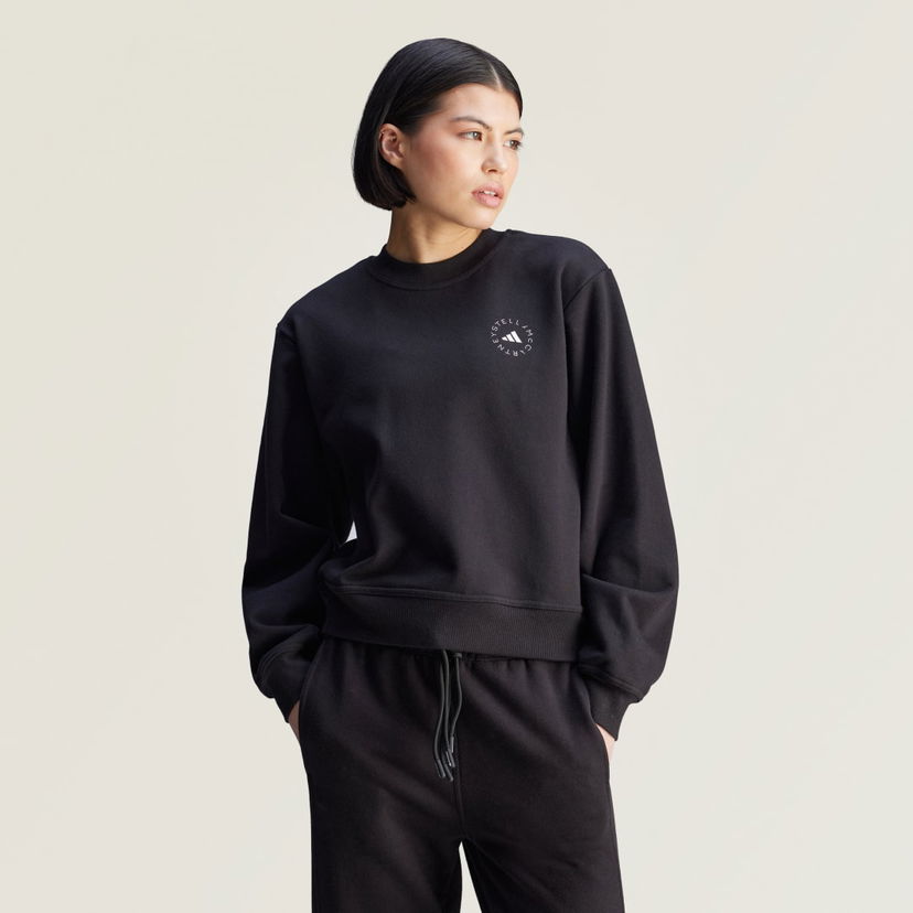 Світшоти adidas Performance Stella McCartney Regular Fit Sweatshirt чорний | JJ0150