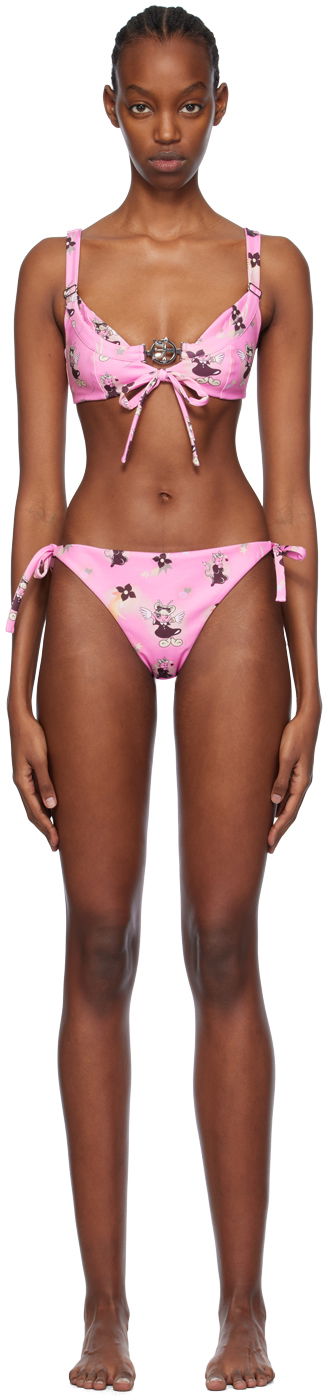 Купальники Chopova Lowena Suski Print Bikini Рожевий | 6418