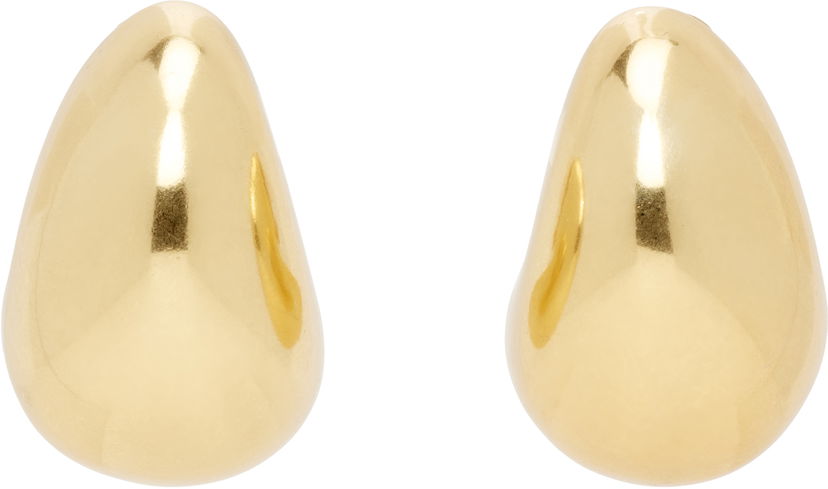 Сережки Max Mara Max Mara Goldtone Clip-on Lobe Earrings Жовтий | 2514751062600