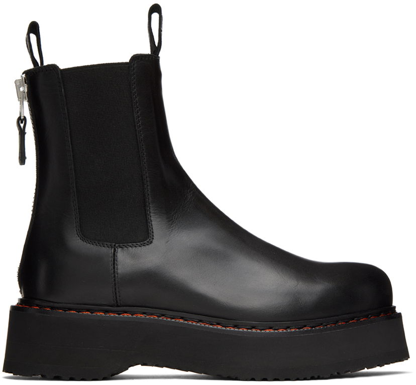 Одяг R13 R13 Single Stack Chelsea Boots чорний | R13S0240-001