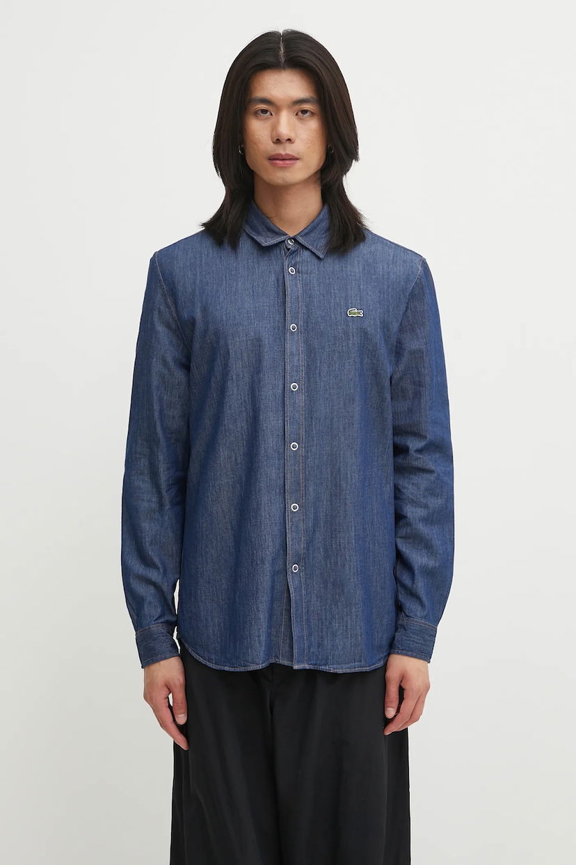 Сорочка Lacoste Lacoste Denim Shirt, Regular Fit Синій | CH9084