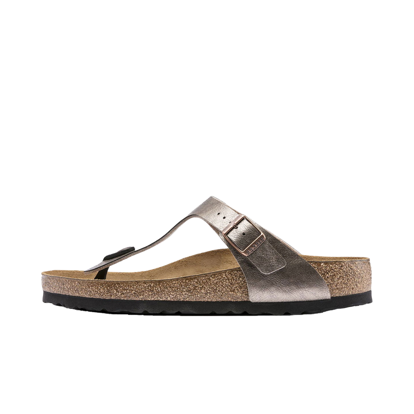 Кросівки та взуття Birkenstock Gizeh BS Graceful Taupe Narrow Fit W Металік | 1016145