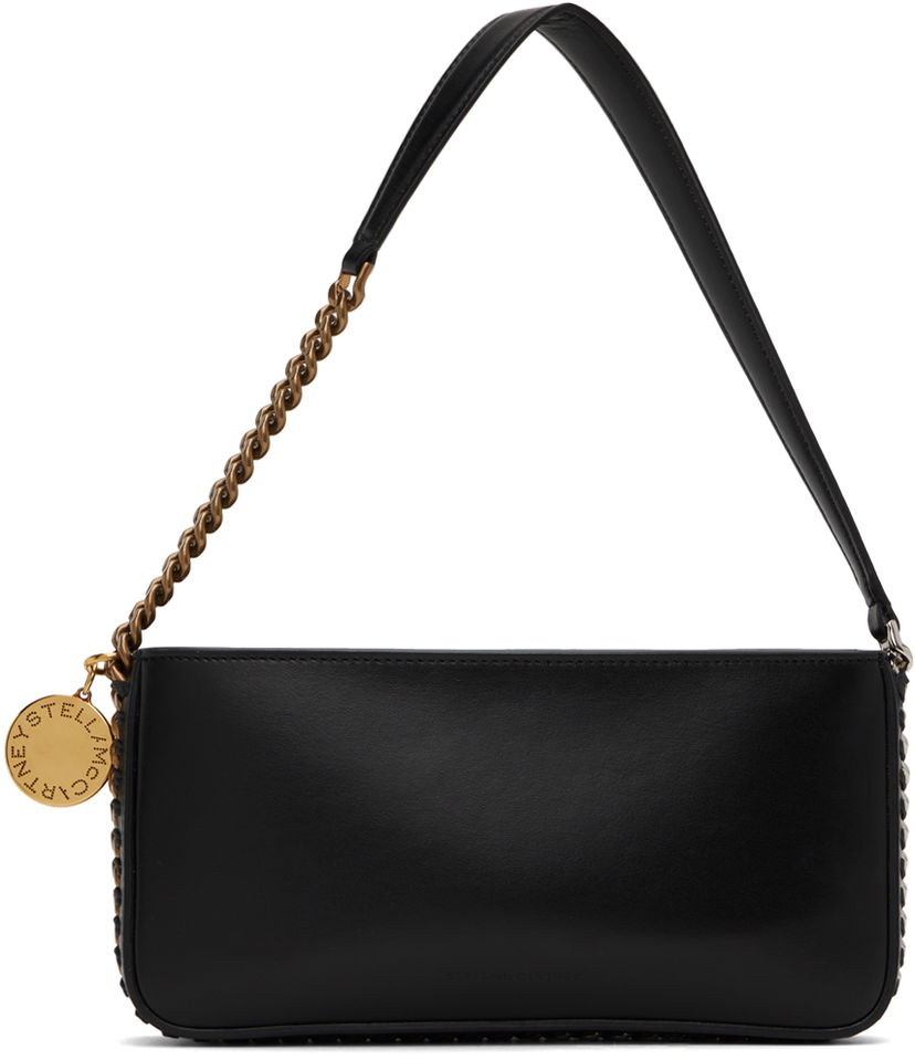 Сумочка Stella McCartney Frayme Baguette Shoulder Bag чорний | 7B0116W8839
