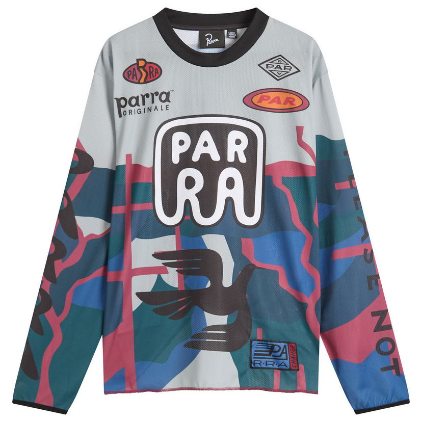Футболка By Parra Parra Dirt Jumper Long Sleeve T-Shirt Різнокольоровий | 54135-GRY