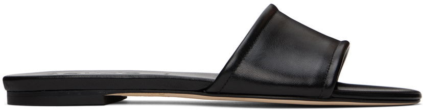 Одяг Aeyde Aeyde Sumi Leather Slide Sandals чорний | A11-FS-TTTR08FL64-SS24-800-007
