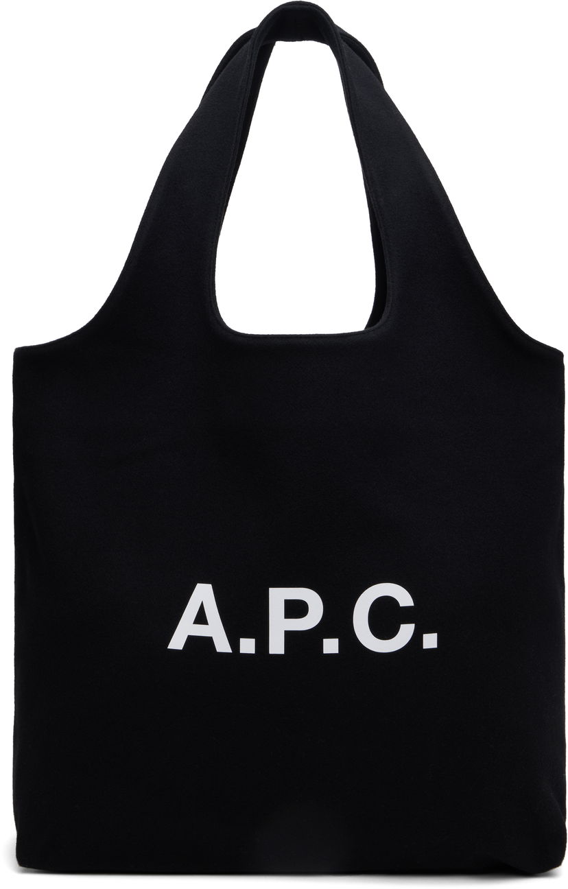 сумка-тоут A.P.C. Ninon Canvas Tote Bag чорний | WOARV-M61565