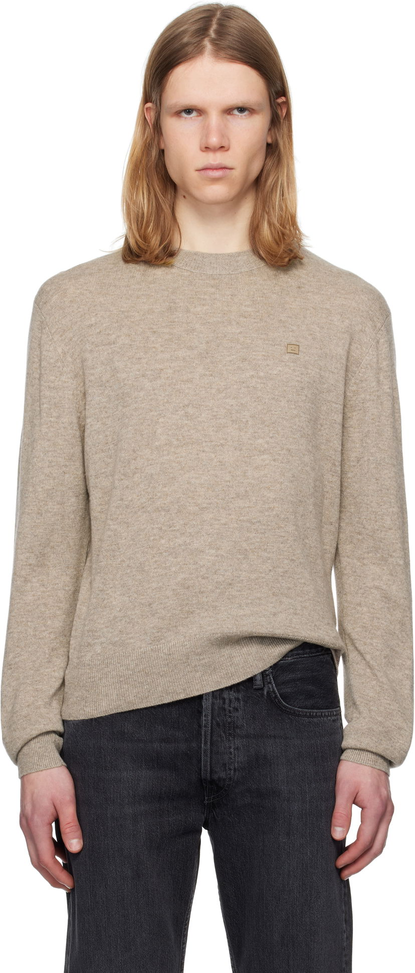 Cветр Acne Studios Acne Studios Yak Wool Sweater бежевий | C60101-