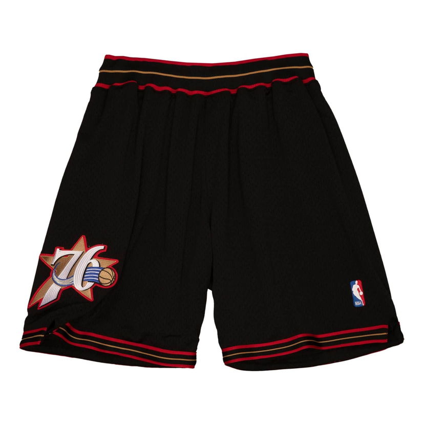 Шорти Mitchell & Ness Mitchell & Ness Philadelphia 76ers 1997-98 NBA Authentic Road Shorts чорний | ASHRGS18129-P76BLCK97