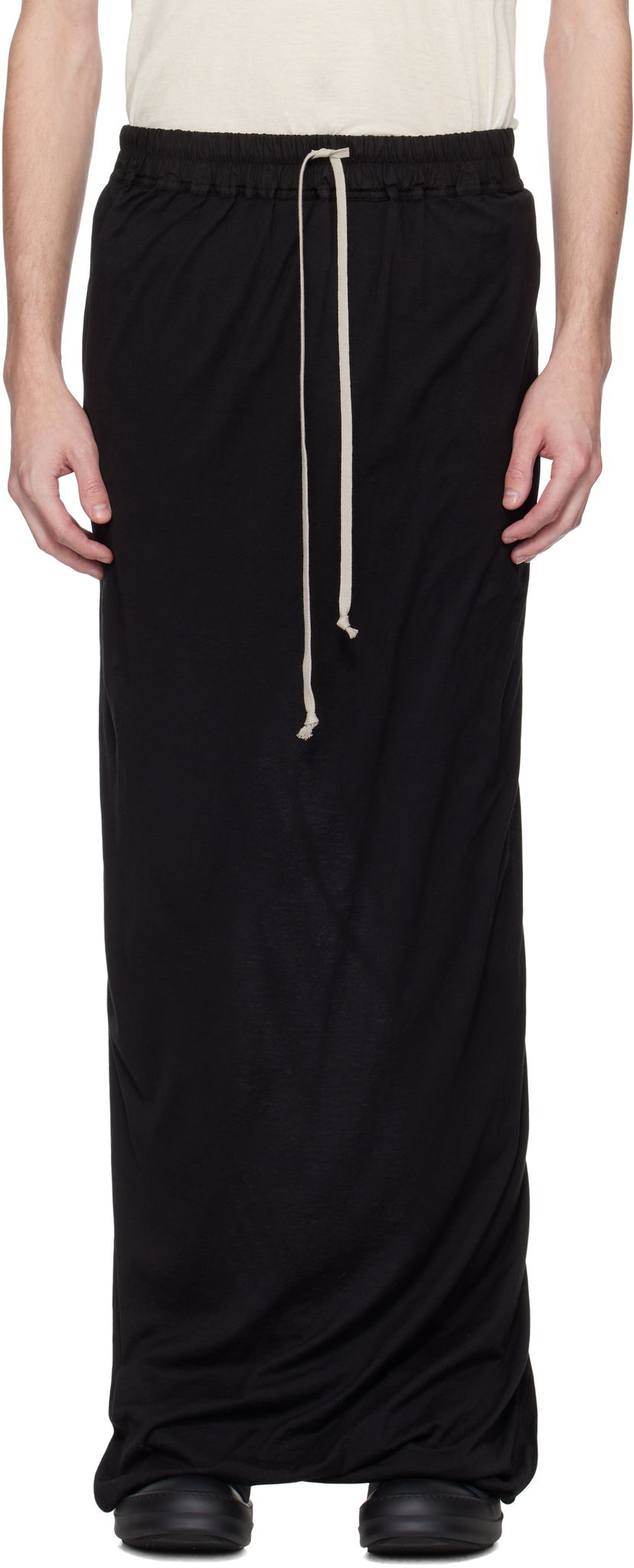 Спідниця Rick Owens Rick Owens DRKSHDW Hollywood Pull On Long Skirt чорний | DU01E3385 BHDB