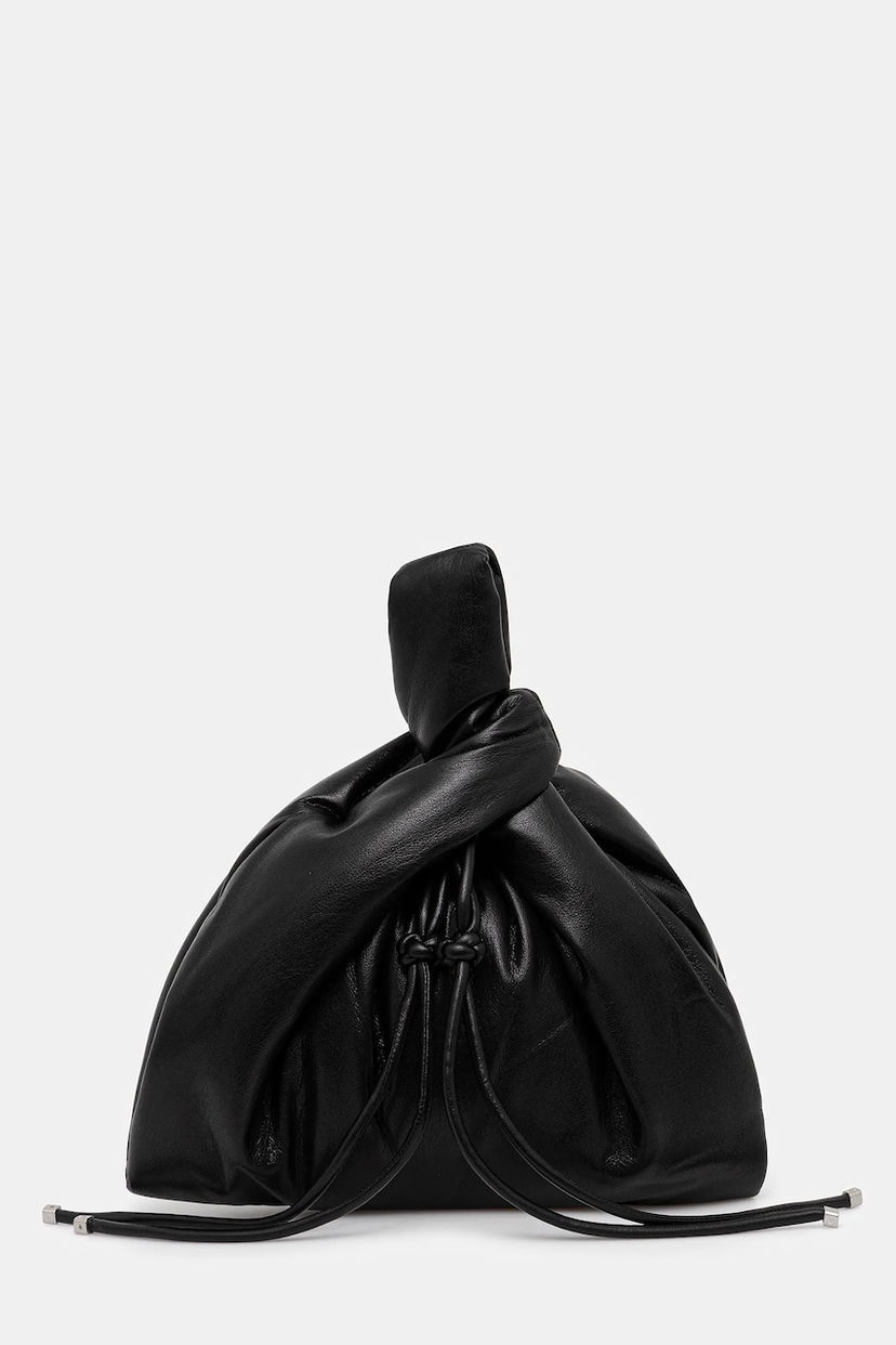 Сумочка Nanushka Nanushka Jen Drawstring Leather Bag чорний | NW25SSBG04899