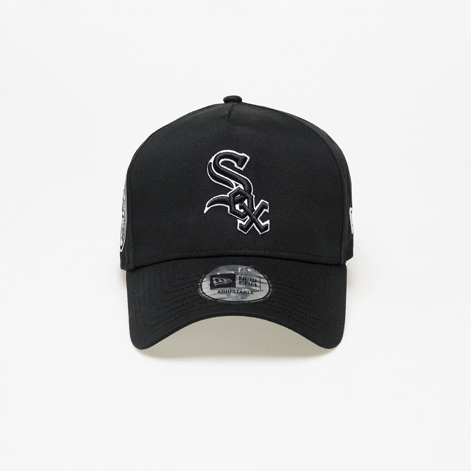 Кепка New Era Chicago White Sox World Series Patch 9FORTY E-Frame Adjustable Cap чорний | 60422501, 0