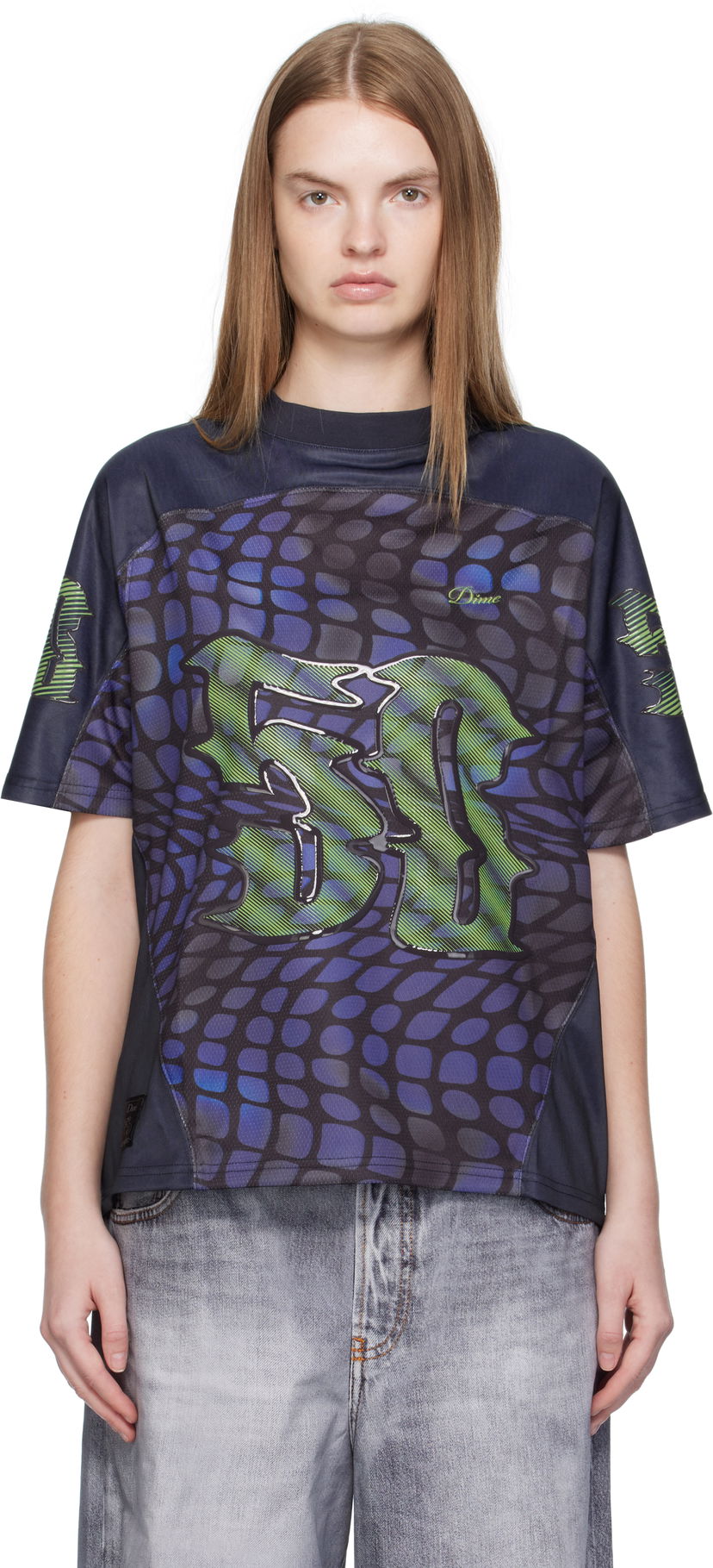 Джерсі Dime Dime N50 Jersey T-Shirt темно-синій | DIMEFA256NVY