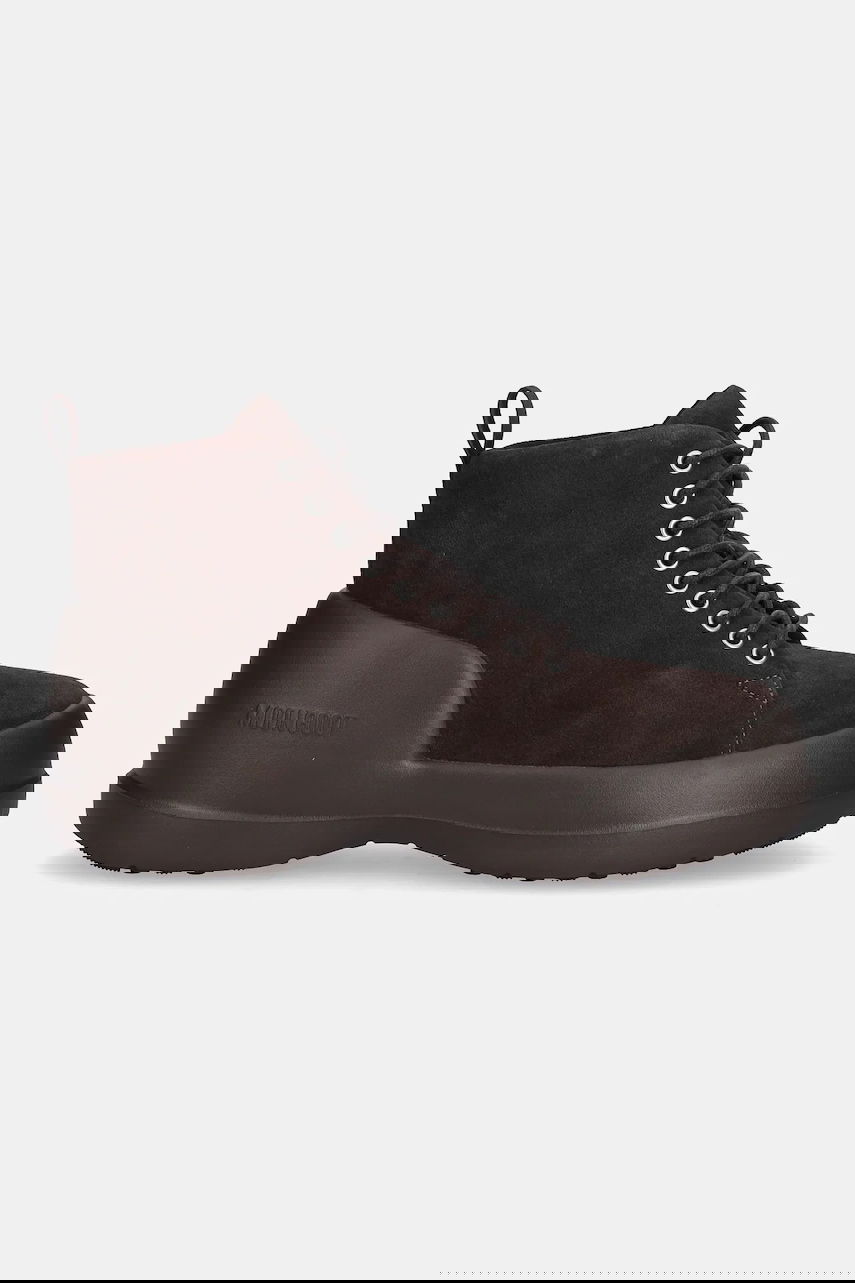 Кросівки та взуття Moon Boot MEZZALUNA LACE UP MID SUEDE Boots Коричневий | 80D2500030.M010, 1