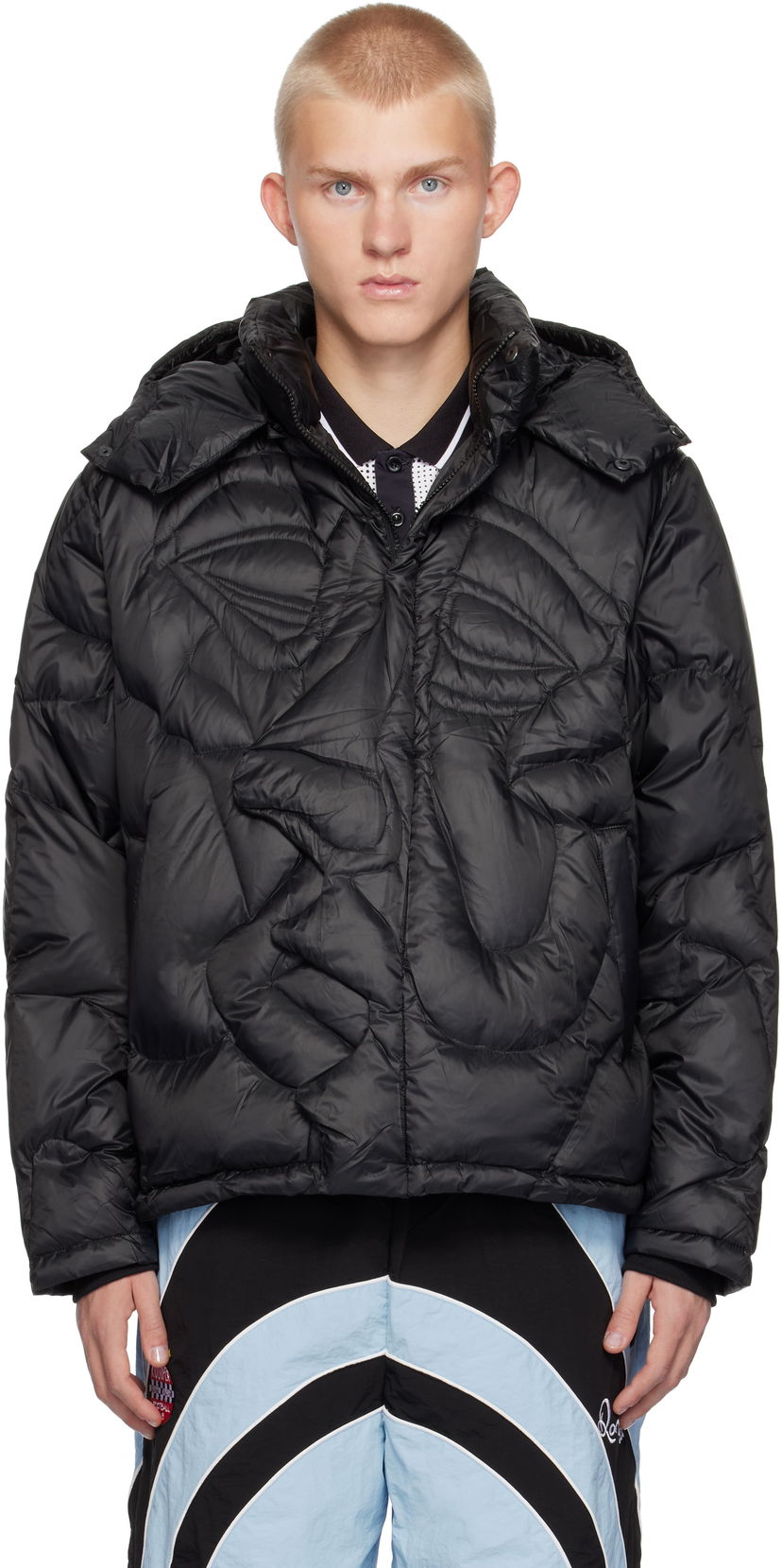 Пуховик KidSuper Down Jacket чорний | AW24-OW-15