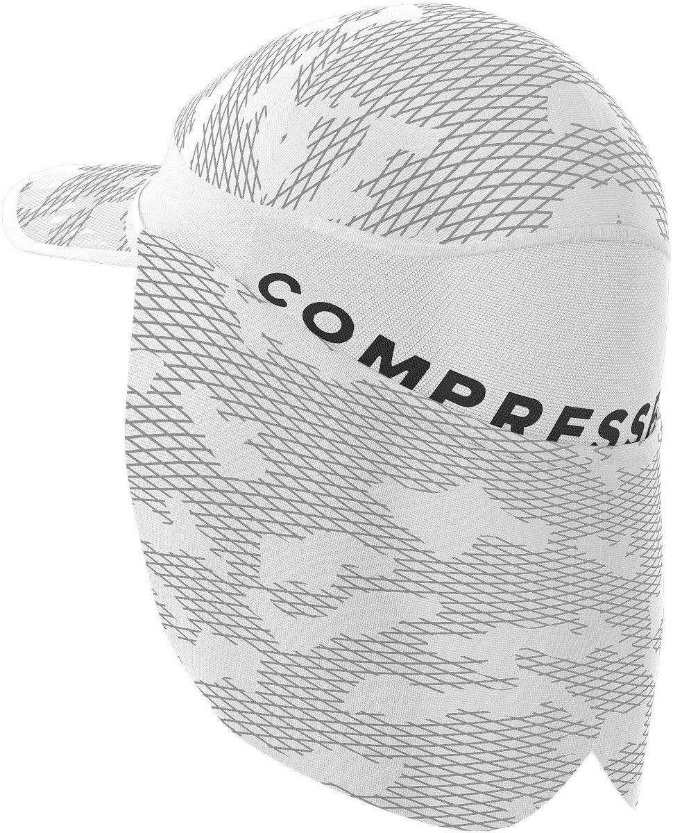 Кепка Compressport Ice Cap Sun Shade білий | cu00076b-001, 1