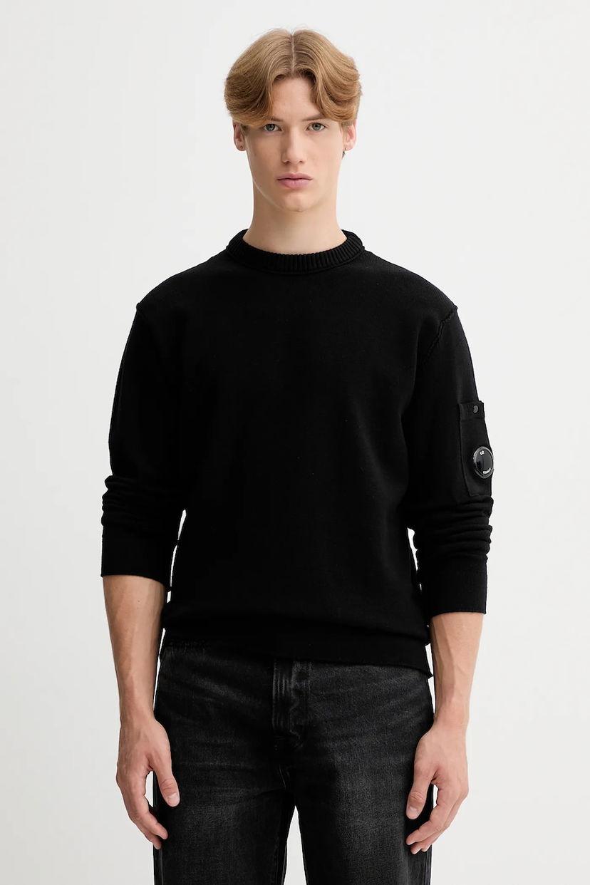Cветр C.P. Company C.P. Company Knit Sweater чорний | 19CMKN238A110432A