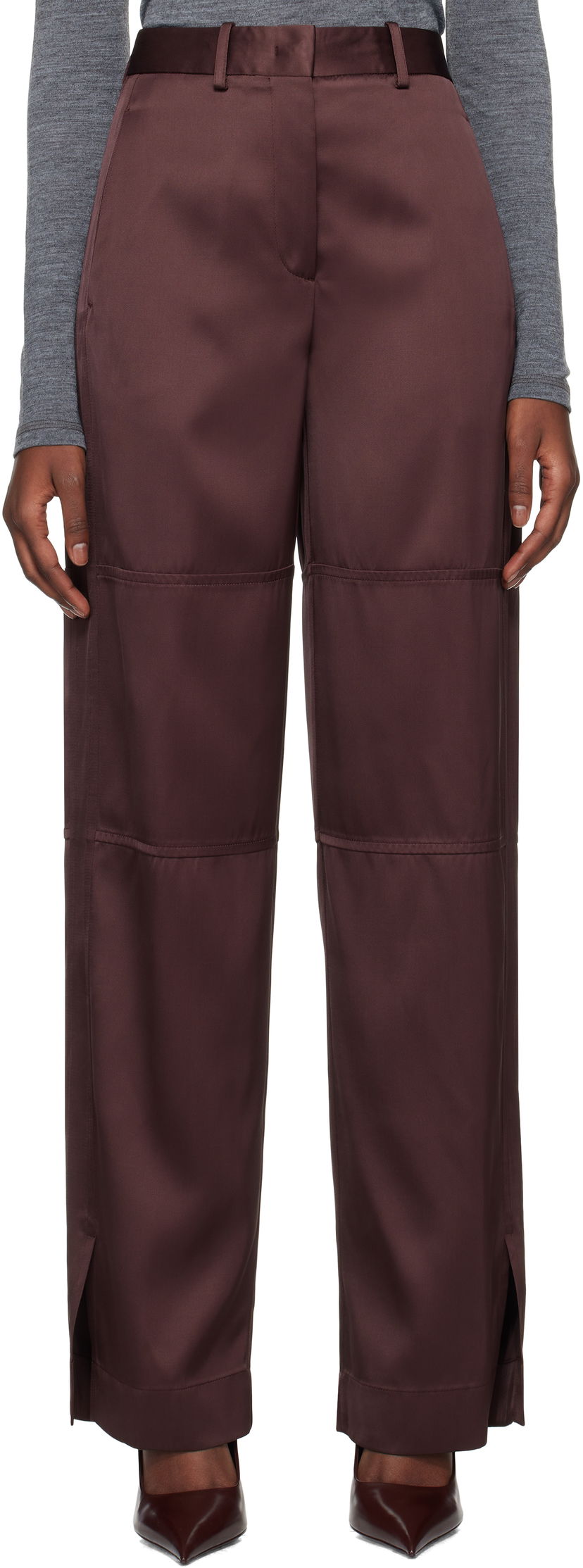 Штани Jil Sander 88 AW 25 Trousers Фіолетовий | J03KA0270_J65112