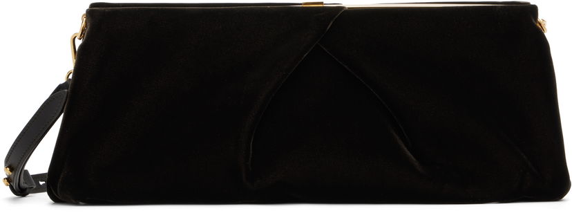 Сумочка Dries Van Noten Dries Van Noten Velvet Clutch чорний | 252-011518-653