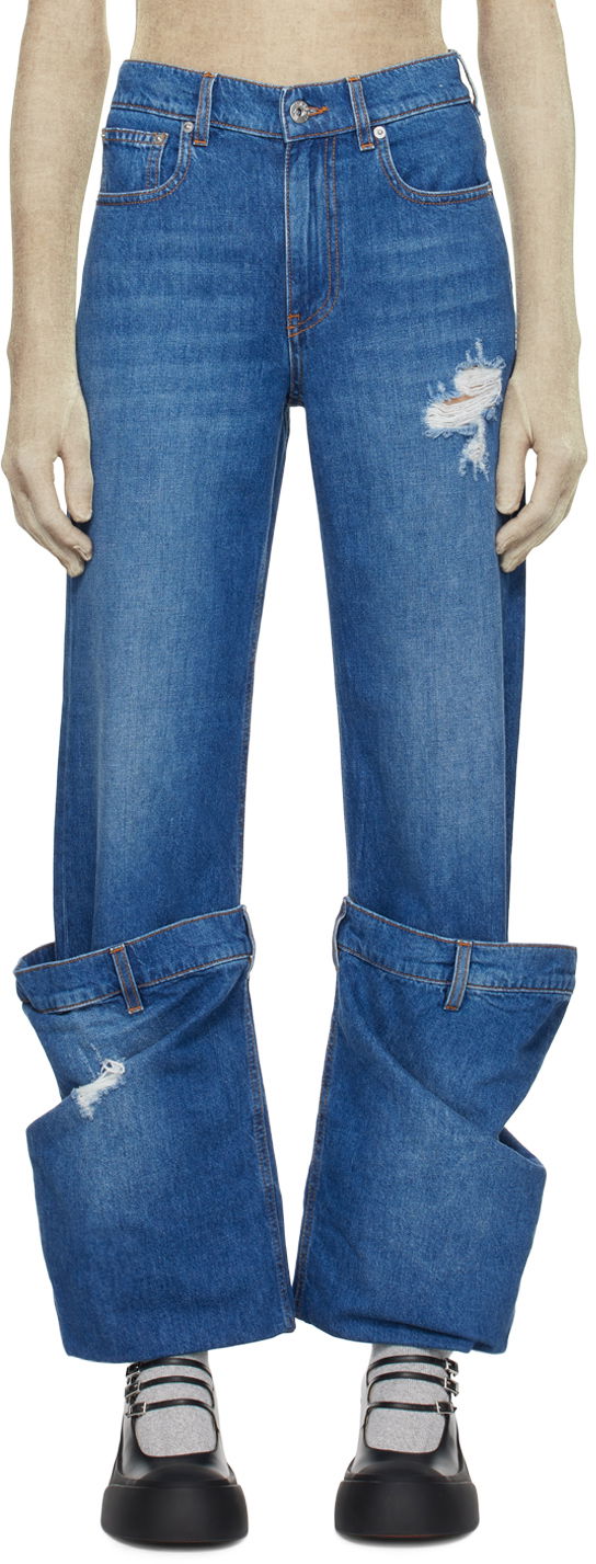 Джинси JW Anderson JW Anderson Bucket Jeans Синій | DT0056-PG1164