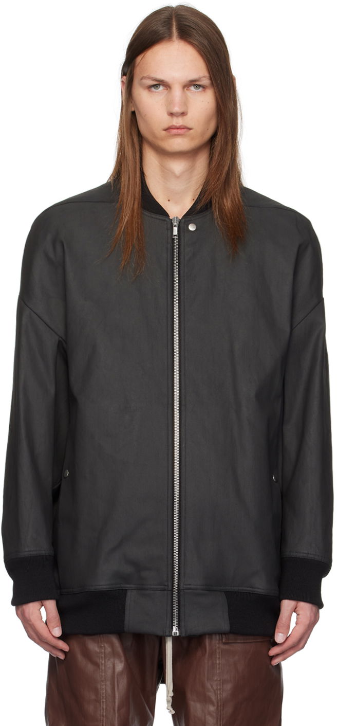 Куртка Rick Owens Black Porterville Jumbo Peter Flight Jacket чорний | RU02D6795 SMT