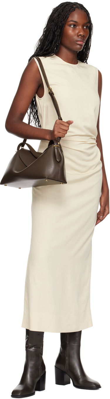 Сумочка TOTEME Toteme T-Lock Top Handle Bag Коричневий | 244-WAL956-LE0025, 3