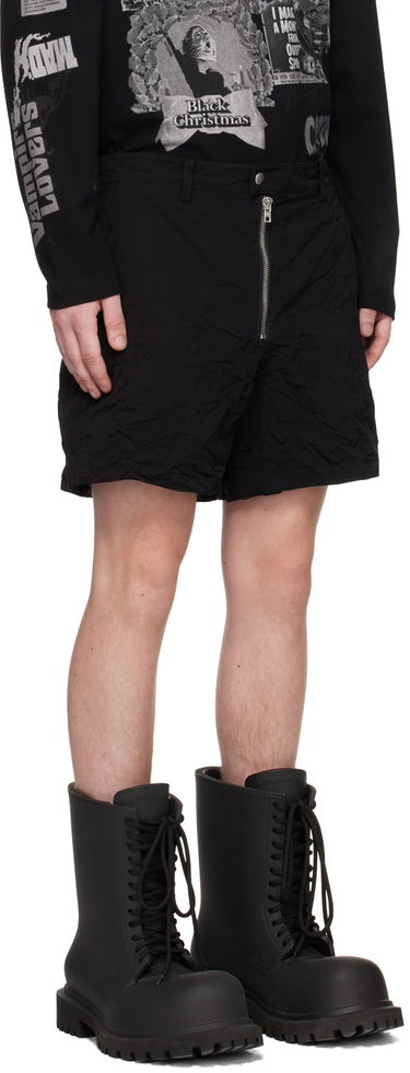 Шорти We11done We11done Crumpled Shorts чорний | WD-PT1-23-271-M-BK, 1