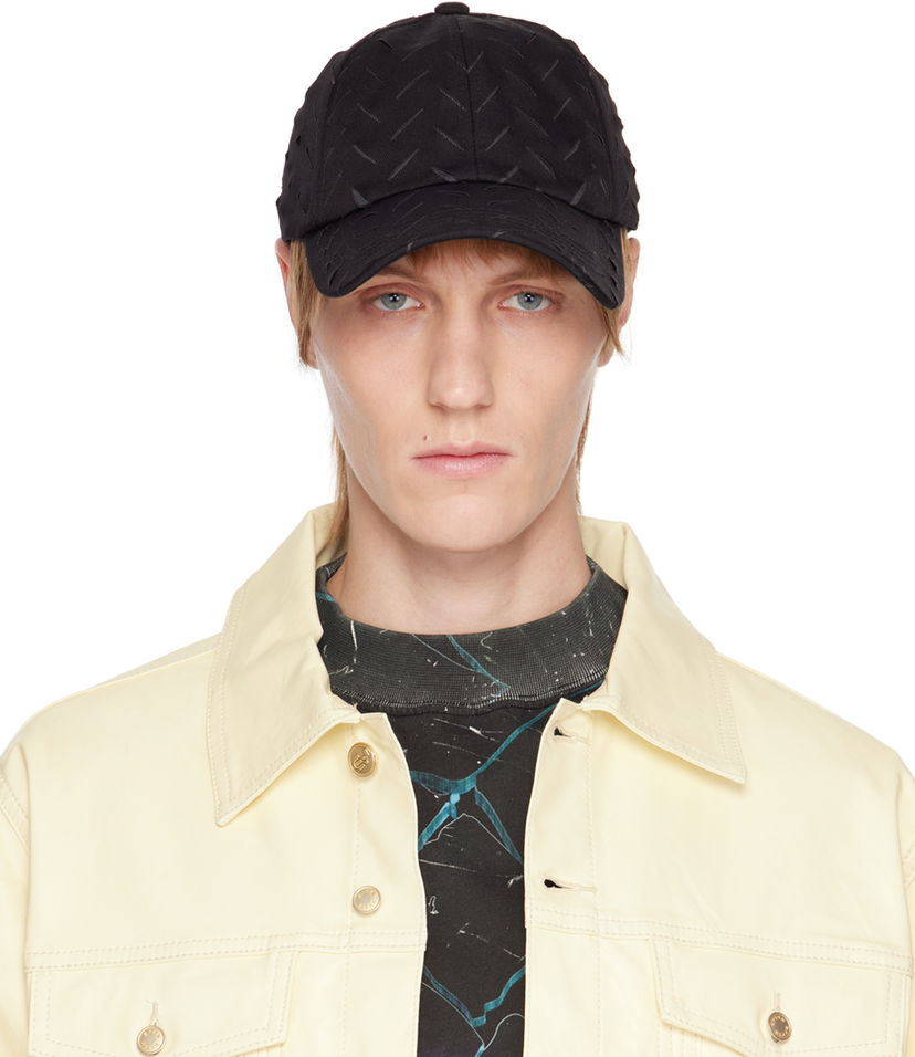 Кепка Eytys Eytys Lexi Chevron Baseball Cap чорний | X068006