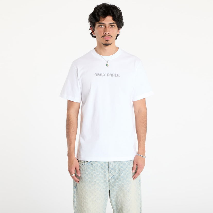 Футболка DAILY PAPER Daily Paper Shield Focus T-Shirt білий | 2513073