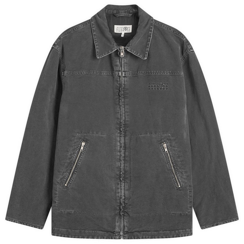 Куртка Maison Margiela Heavy Weight Washed Chore Jacket, Size Small Сірий | SH0AM0041-M35249-900