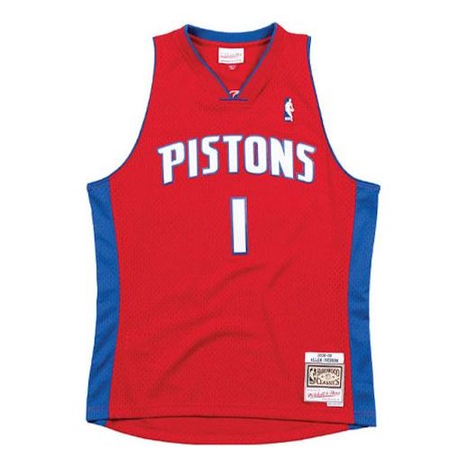 Джерсі Mitchell & Ness Detroit Pistons Basketball Jersey Червоний | SMJYCP19212-DPISCAR08AIV