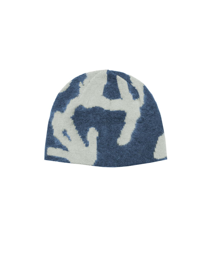 Шапка GRAMICCI Gramicci Runningman Mohair Burly Beanie Синій | G5FA-151-MNI