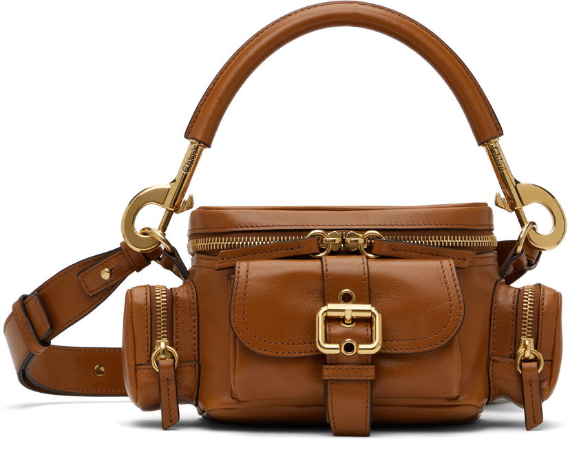 Сумка CHLOÉ Small Camera Shoulder Bag Коричневий | CHC24AS534N83