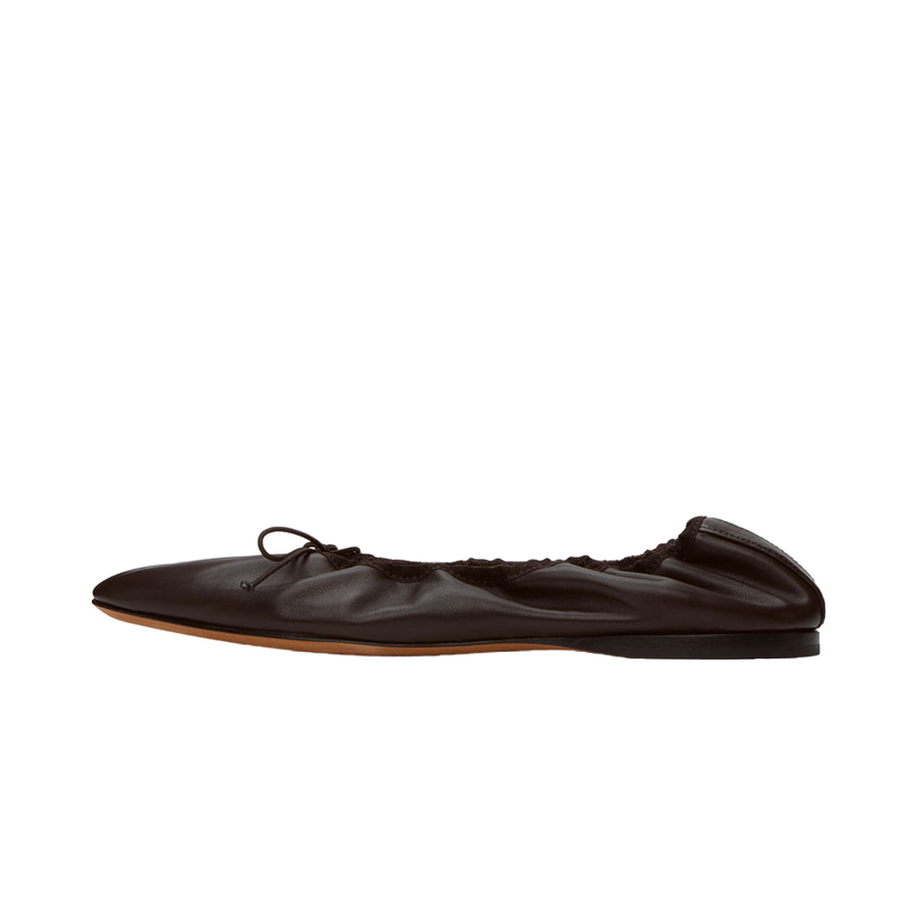 Кросівки та взуття The Row Ballerina Flats Коричневий | F1539-N66