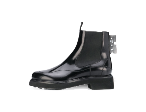 Кросівки та взуття Off-White LEATHER ANKLE BOOTS чорний | OWIA243E20LEA0011000