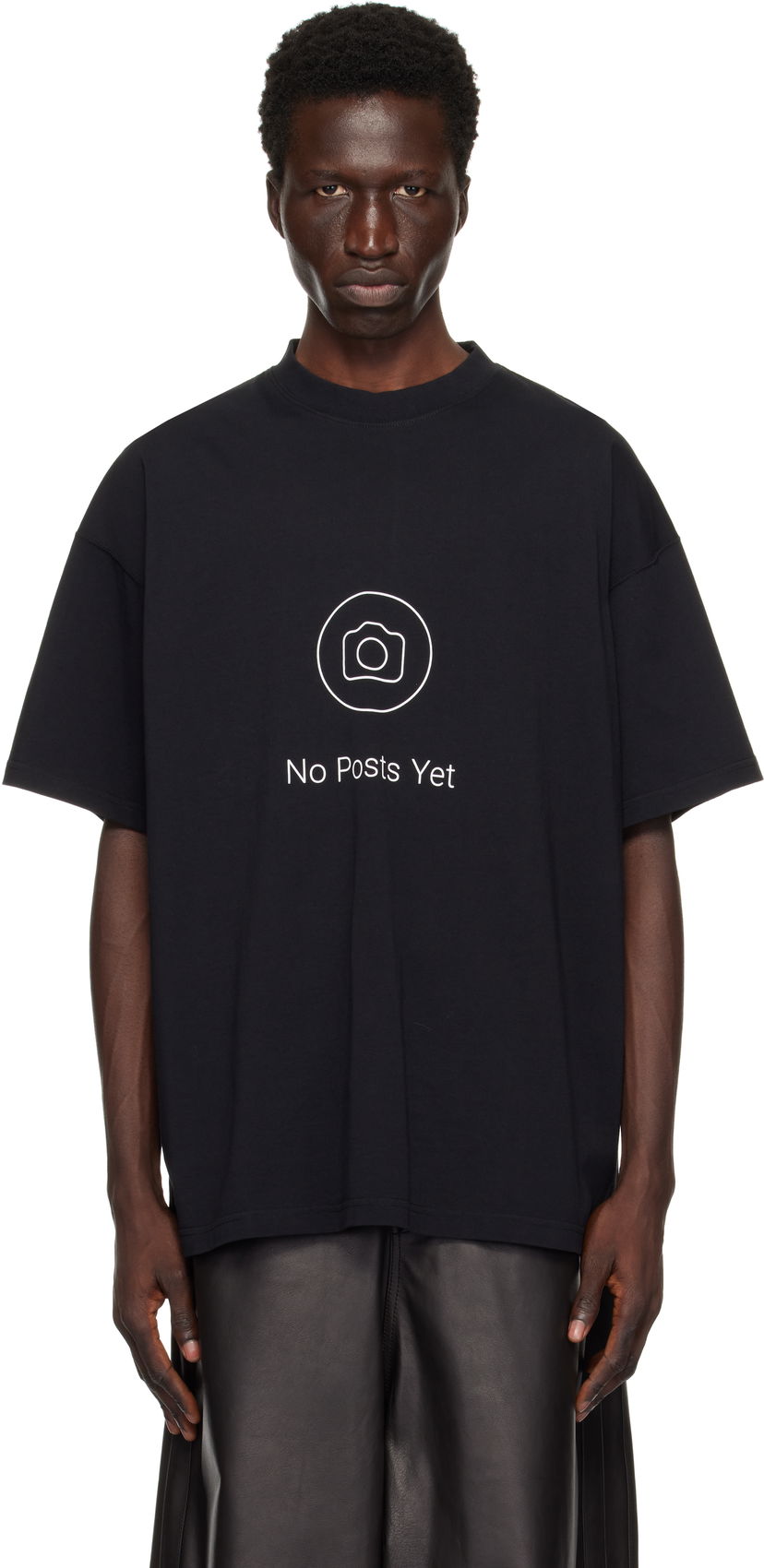 Футболка VETEMENTS 'No Posts' T-Shirt чорний | UA66TR730B