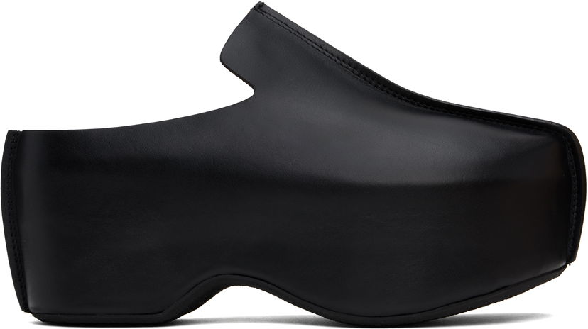 Догляд за взуттям JW Anderson JW Anderson Leather Platform Slip-on Loafers чорний | ANM42500A