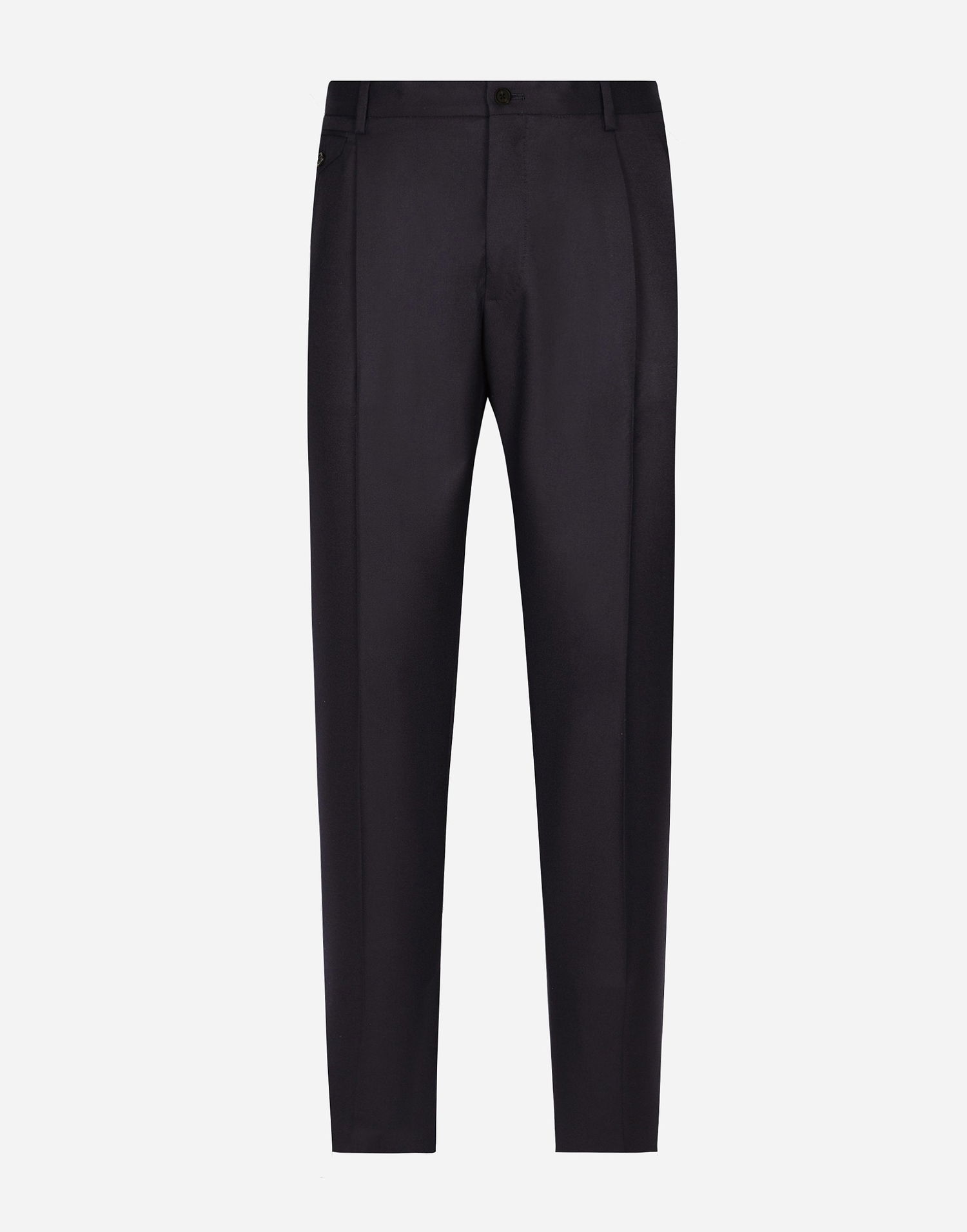 Штани Dolce & Gabbana Dolce & Gabbana Tailored Flannel Pants 52 темно-синій | GY6UETGI251B0665, 0