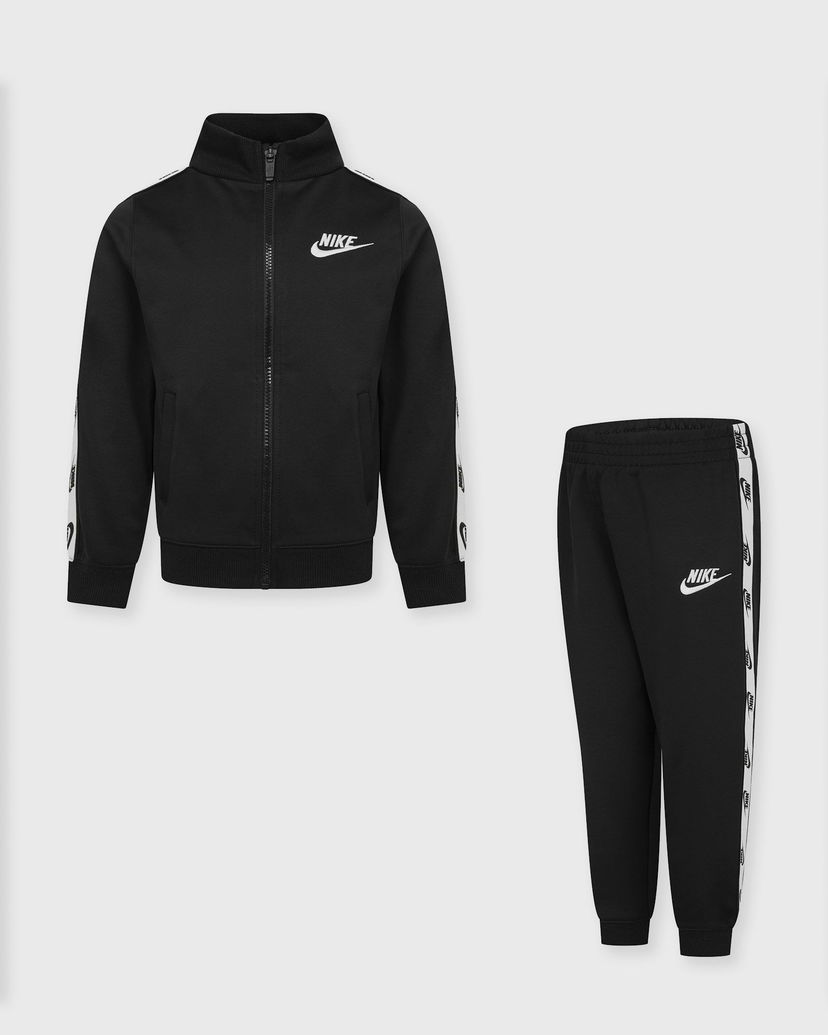 Спортивний костюм Nike Full Zip Tracksuit Set with Logo Tape чорний | 86M452-023