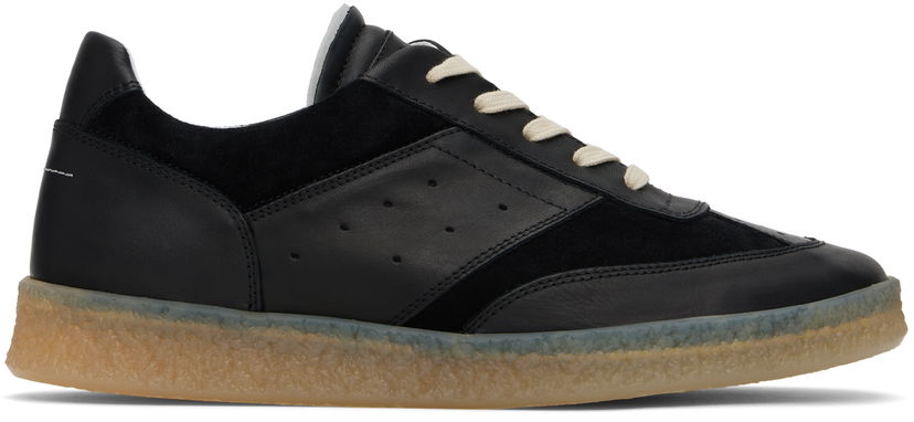 Кросівки та взуття Maison Margiela MM6 Maison Margiela 6 Court чорний | SH1WS0012 P6435