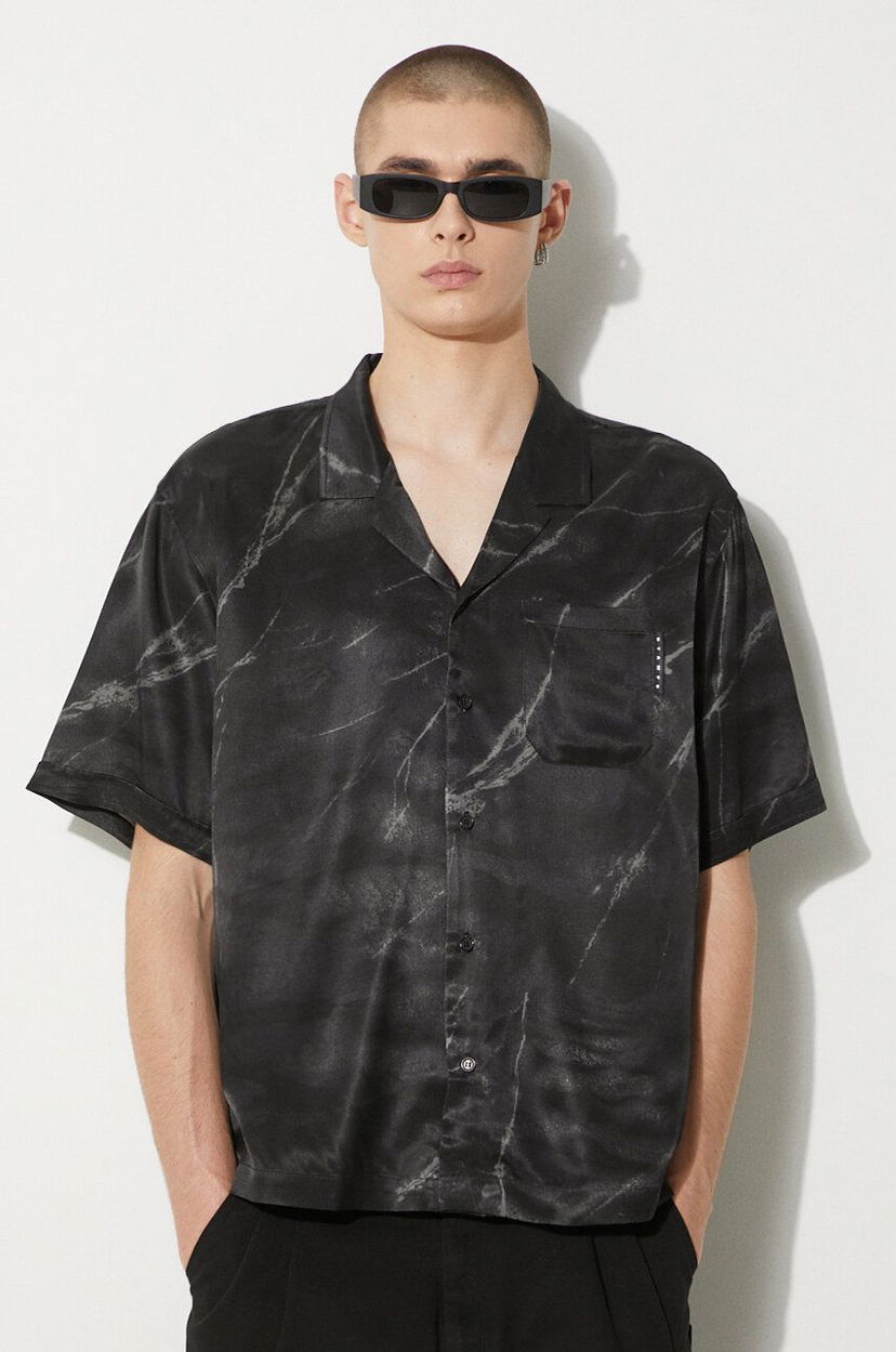 Сорочка Stampd STAMPD Regular Fit Shirt with Classic Collar чорний | SLA.M3313BD.BMB