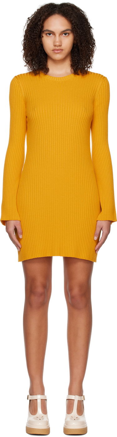 плаття CHLOÉ Flared Minidress Жовтий | CHC23SMR03650